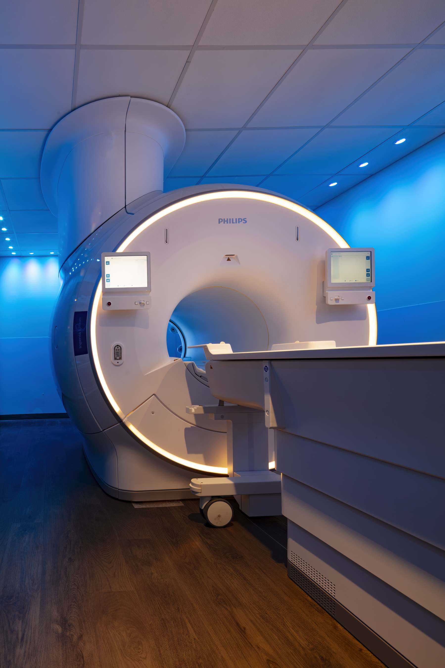 MRI suite corridor